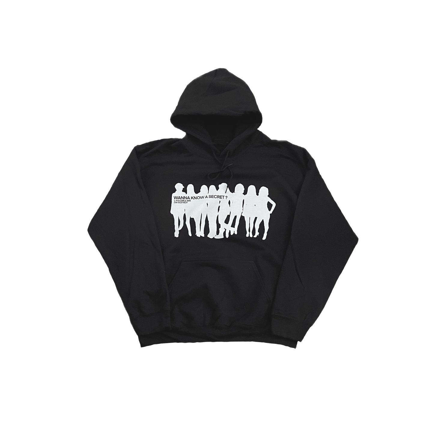 1 IN 8 HOODIE - BLACK