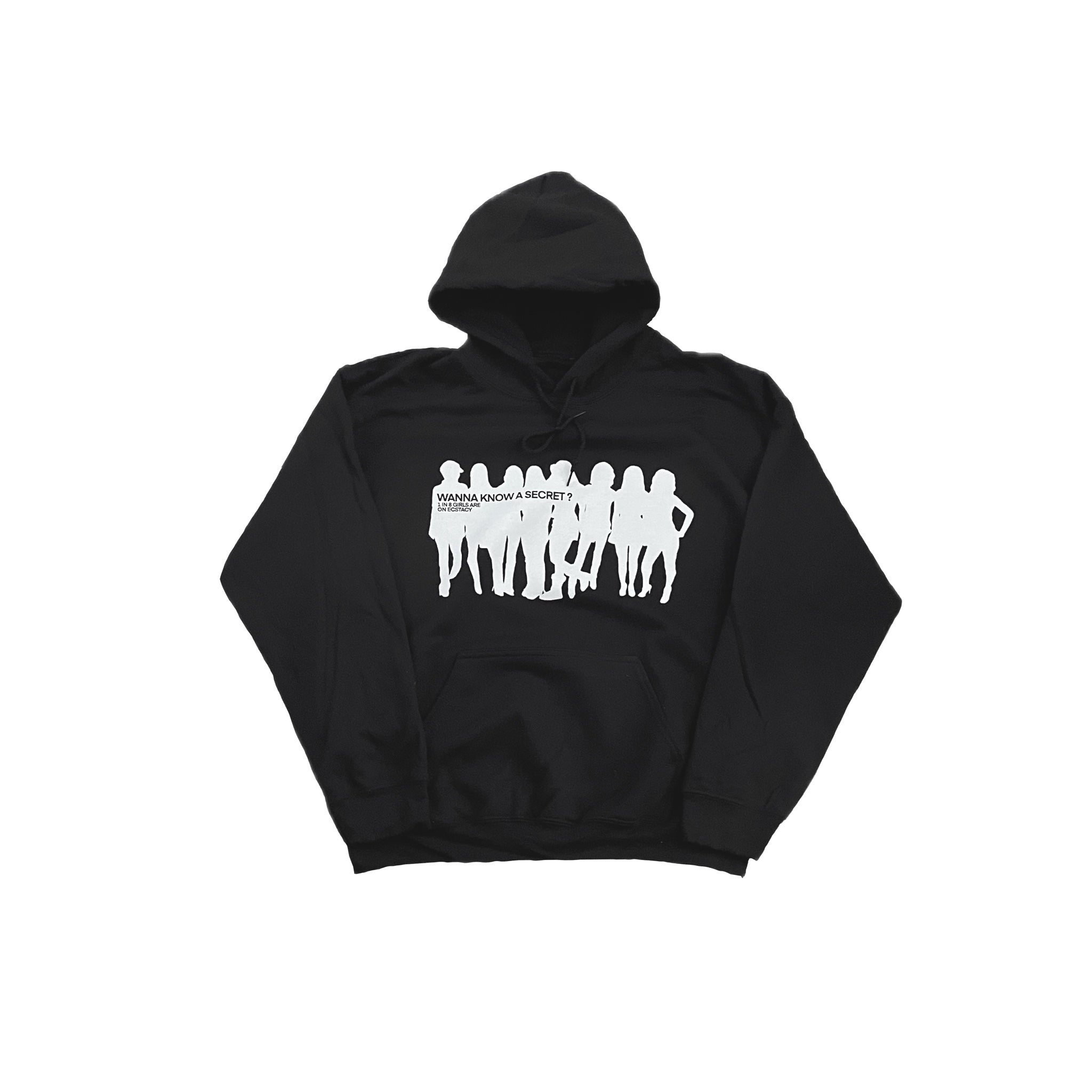 1 IN 8 HOODIE - BLACK