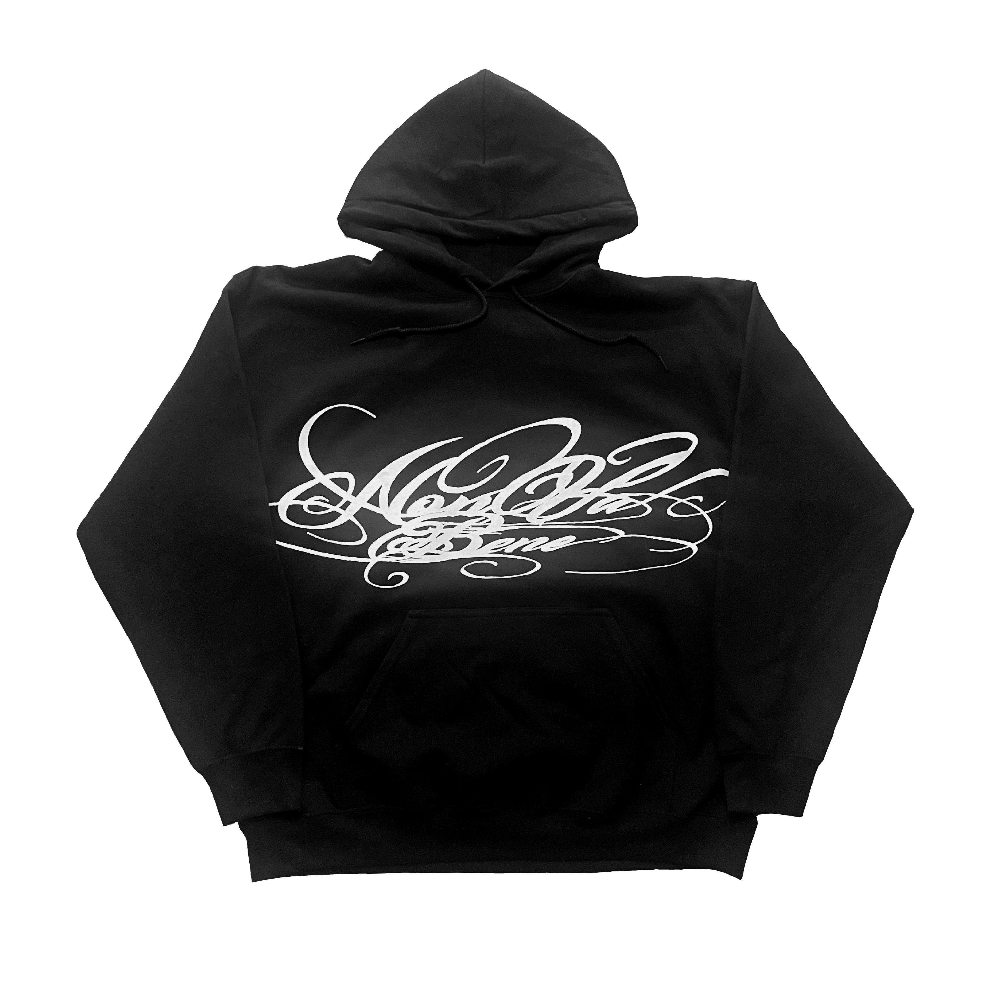 NON VA BENE HOODIE - BLACK