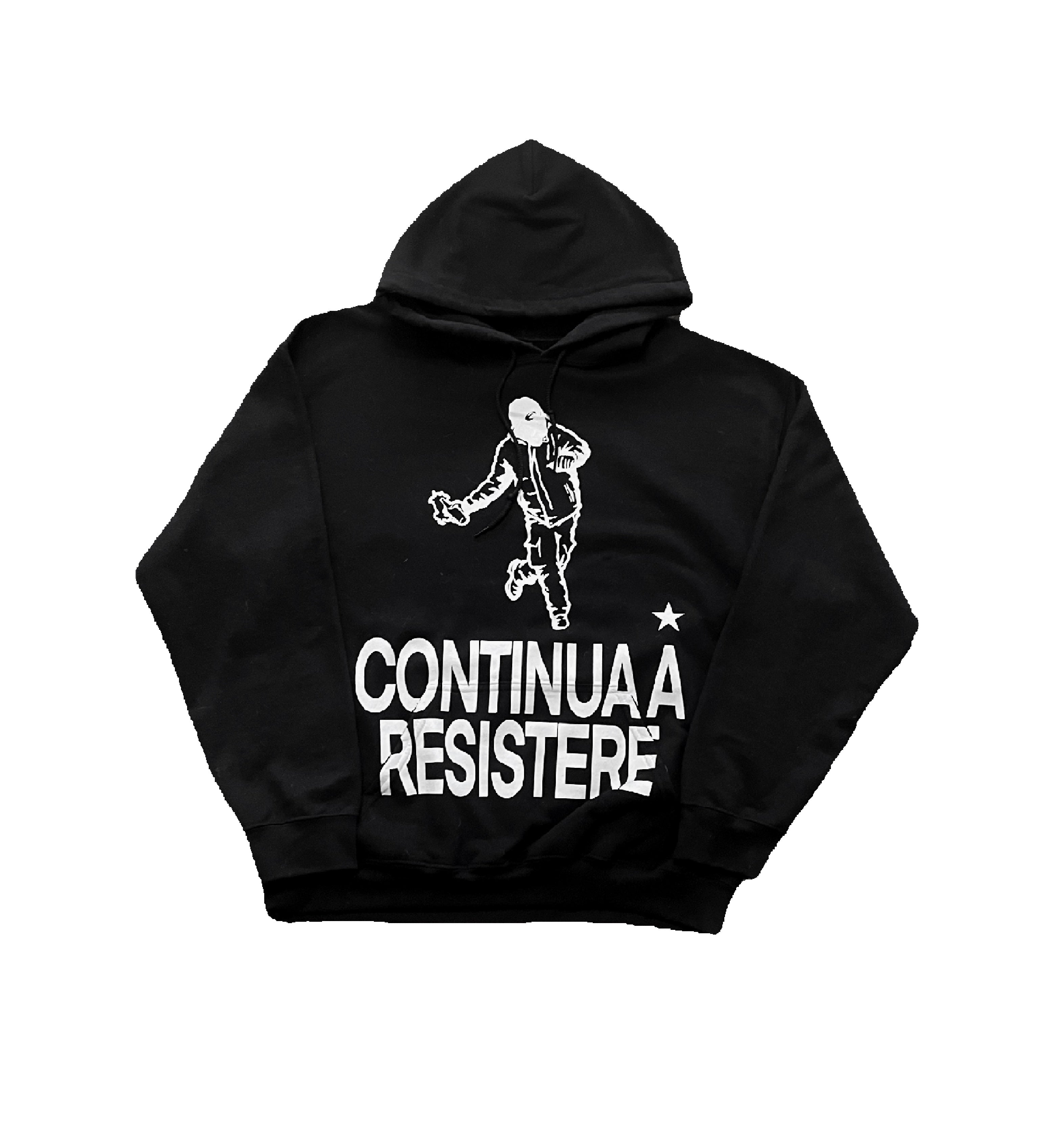 RESIST HOODIE - BLACK