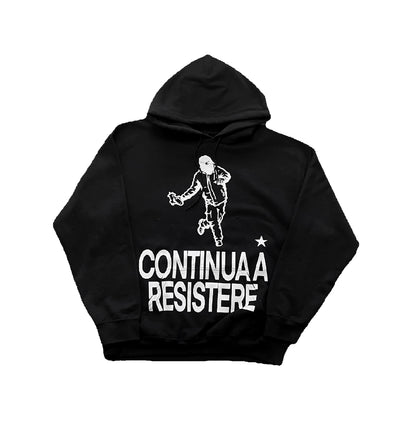RESIST HOODIE - BLACK