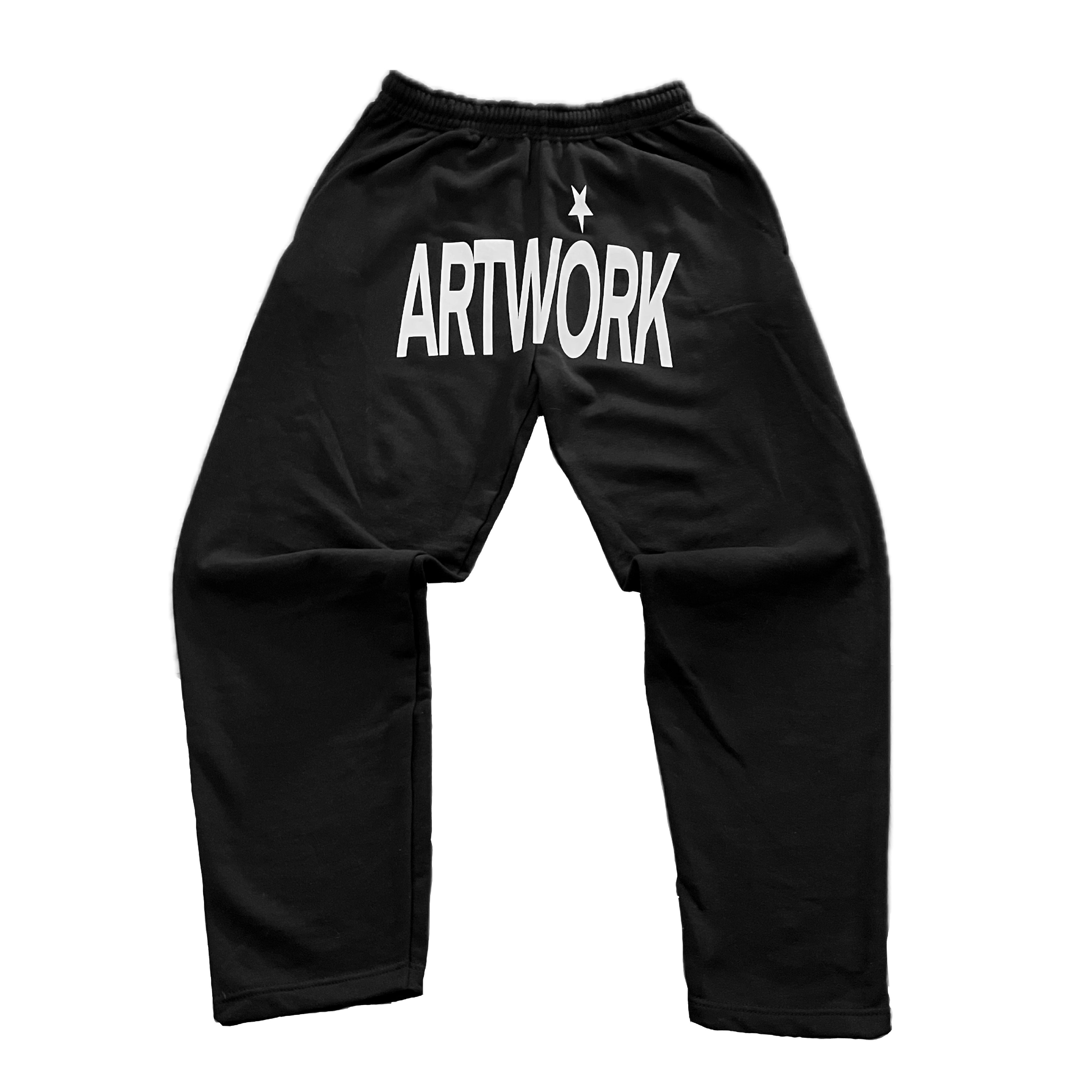 ARTWORK BASIC JOGGERS - BLACK
