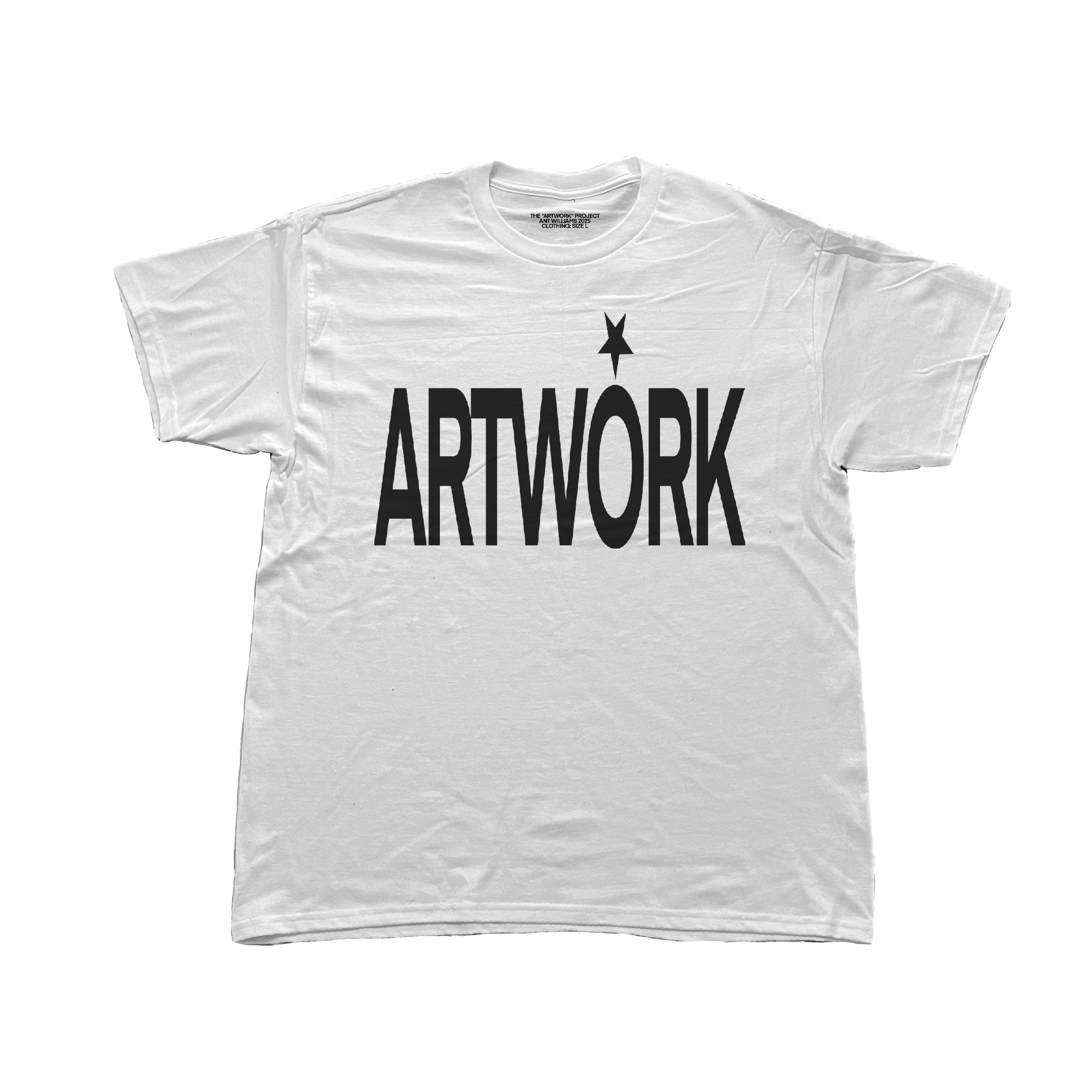 ARTWORK BASIC TEE - WHITE