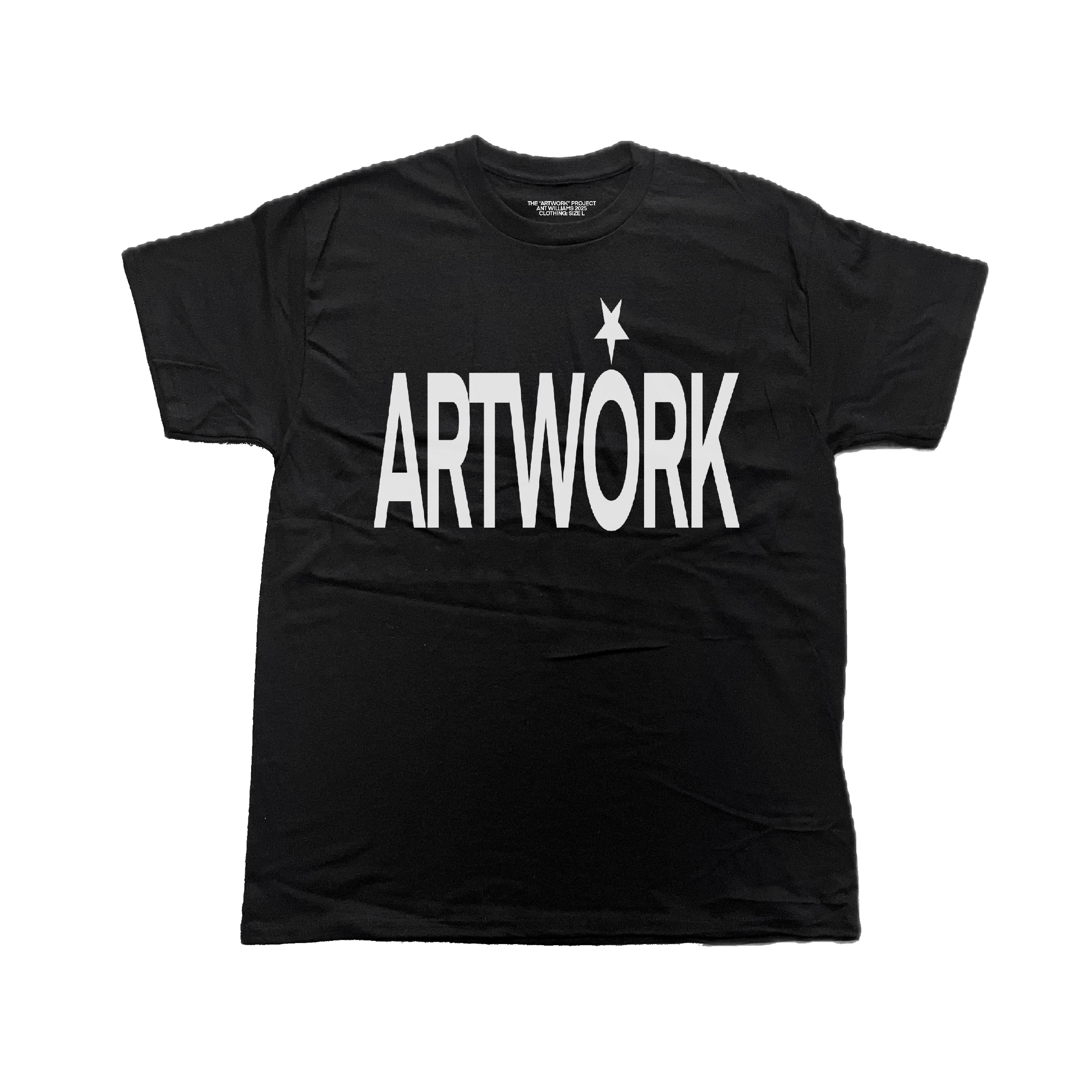 ARTWORK BASIC TEE - BLACK